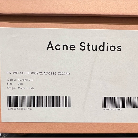 ACNE STUDIOS BLACK MULES - Picture 4 of 4